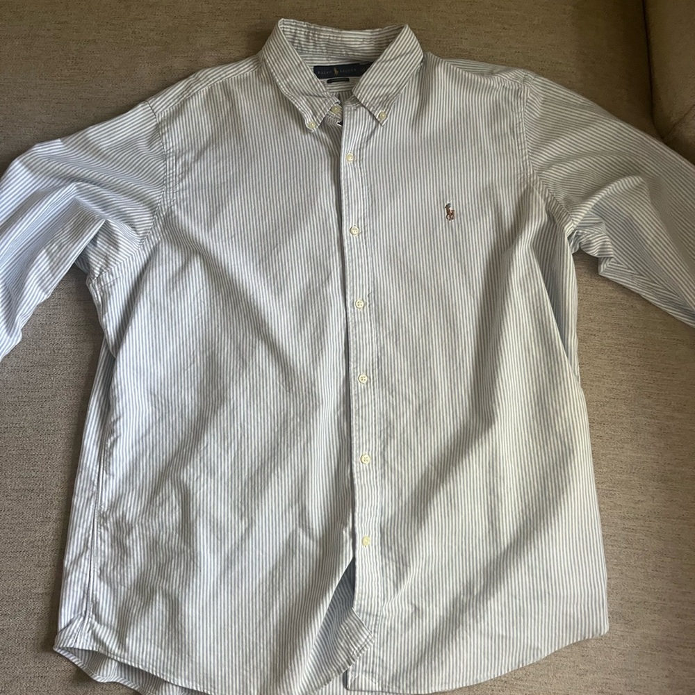 Polo Ralph Lauren Men's Classic Fit Long Sleeve
Solid Oxford Shirt Size XXL